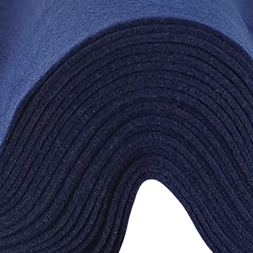 Jtnohx Color Felt Fabric Soft Felt Sheets for Crafts Dark Blue 20Pcs 8"x12" - color: Dark Blue