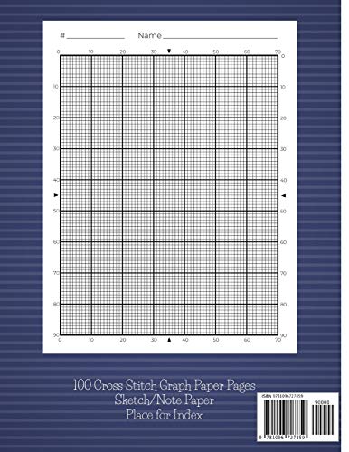 The Cross Stitcher's Design Book: Cross stitch graph paper to chart cross stitch patterns Cross stitch designer's design book to draw patterns. Graph ... gift for cross stitchers and designers