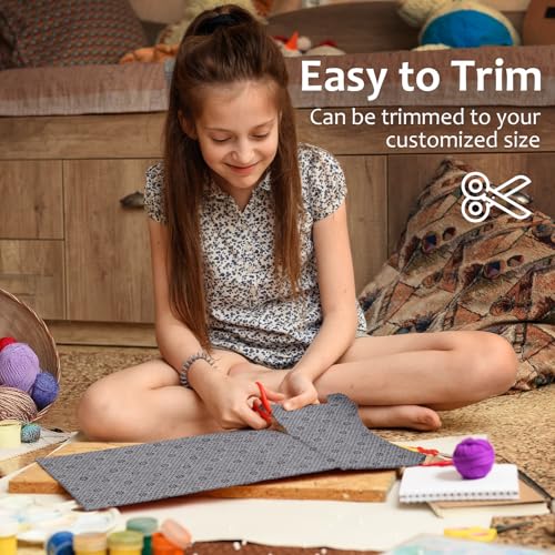 BESGEER 80×120 Inch 2mm Non-Slip Rug Backing Tufting Cloth - size: 6'8" x 10' (Rectangular)