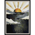 Svarog Stamped Cross Stitch Kits Beginners Full Range of Embroidery Patterns Starter Kits for Adult or Kids DIY Cross Stitches Needlepoint Kits 14CT-Sunrise 11.8x15.75 inch - color: sunrise 11.8x15.75 inch