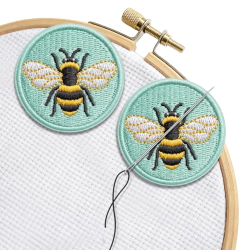 DELLAN 2-Pack Magnetic Needle Minder, Cute Bee Needle Holder - color: Bee&Bee