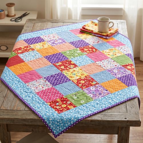 Tudomro 70 Pcs 10 x 10 Cotton Fabric Square for Quilting, Elegant Style - color: Elegant Style