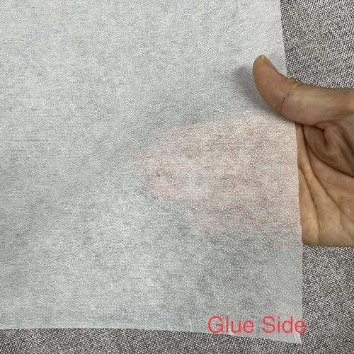 Lightweight Iron-On Fusible Interfacing for Sewing,Non-Woven Single-Sided Interfacing Fabric for DIY Crafts Supplies 39 x 78 inch…