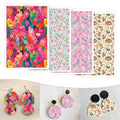 Briartw Woodland Wonders Pattern Polymer Clay Transfer Paper - 20 Sheets (Per Pattern 5 Sheets) Transfer Sheets for Polymer Clay,Per Sheet 3.93 x 5.82 inch Transfer Paper for DIY Clay Jewelry - color: 4 Patterns Set