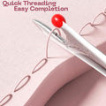 2 in-1 Needle Threaders Seam Ripper 2024 New, Upgraded Seam Ripper Tools, Stretchable Remover Needle Threading (new-3PCS-Purple/Green/Yellow) - color: new-3PCS-Purple/Green/Yellow