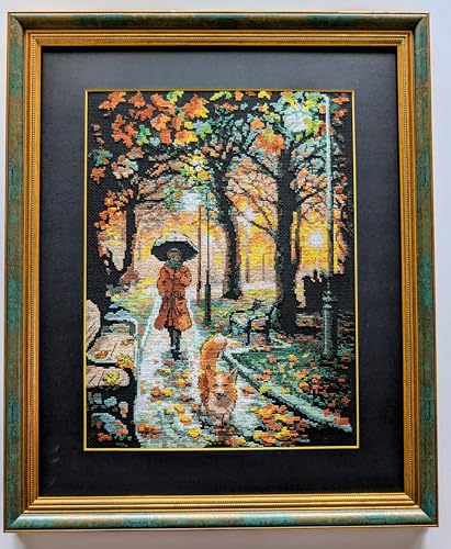 RIOLIS 2064 Night Park Counted Cross Stitch Kit 11.75 x 15.75 in - style: Night Park 2064