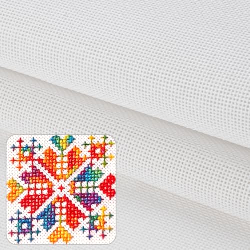 13 Mesh Needlepoint Canvas 2PCS 12" x 18" for Needlepoint Projects - color: 12" x 18"-2Pcs