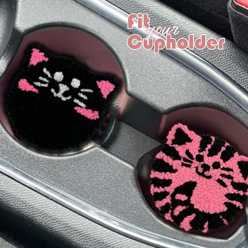 Punch Needle Kit for Beginners Adults Easy Needle Punch Embroidery Tool Set Including Threader Instruction Fabric Hoop Yarn Coaster DIY Making Kit Supplies,Set of 8 Cat Cute Pet Art Crafts Gifts - color: Cat