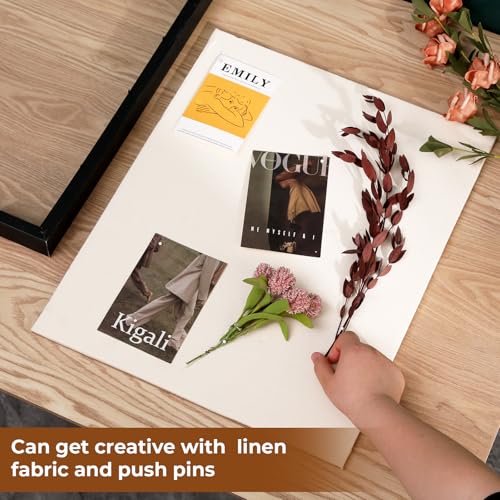 Muzilife 16x20 Large Shadow Box Wood Picture Frame, Tempered Glass, Black - color: Black, size: 16×20