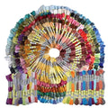 505 Colors Set Premium Double Mercerized Egyptian Cotton Embroidery Floss 8M Each for Cross Stitch Threads, Friendship Bracelets Floss, Craft Floss, Embroidery Floss Set (505 Skeins) - color: Set 24 (505 Skeins)