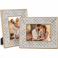 Boho 5x7 Picture Frame Moroccan Photo Frame Set of 2 - color: Boho Cross White, size: 5x7