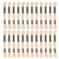 HARFINGTON 24 Skeins Embroidery Floss 8m Each Egyptian Long Fiber Cotton Cross Stitch Thread 26S/2x6 for Embroidery Projects Bracelet, Beige - color: Beige