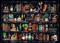 WUSARPLY Bookshelf Stamped Cross Stitch Kits for Beginners Adults - color: J099