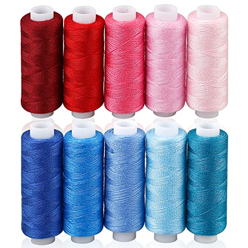 CiaraQ Sewing Thread Kit, 30 Colors Polyester 250 Yards per Spool