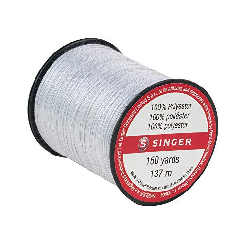 SINGER 60023 All Purpose Polyester Thread, 150-Yard, Nugrey - color: Nurgrey, size: 1- Pack