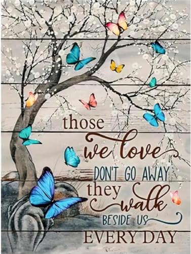 DYAIANGMU Tree of Life Stamped Cross Stitch Kit for Adults 15.7x11.8 inches - color: red-37