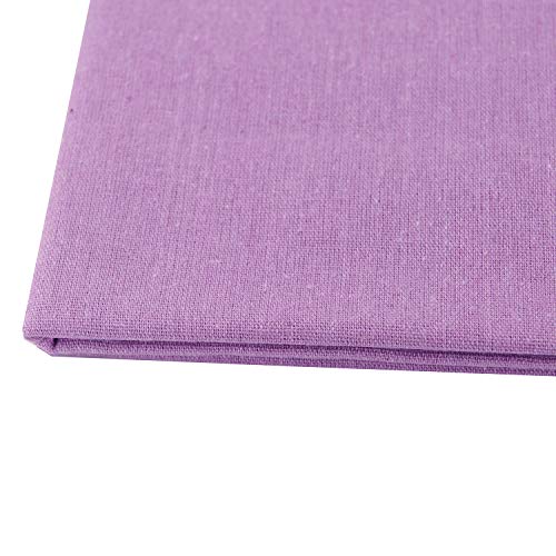 Rose Flavor Pre-Cut Quilting Linen Fabric,Craft Cloth,DIY for Sewing Crafting 60" by 1 Yard(Violet) - color: Voilet