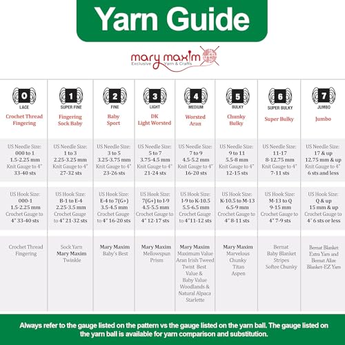 Mary Maxim Starlette Yarn, Soft Acrylic Yarn, 3.5 OZ,180 Yards,Grass Green - color: Grass Green