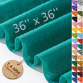 Peacock Green Soft Felt Sheet 36'' X 36'', 1.4mm Large Felt Fabric Sheet - color: Peacock Green