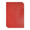PATIKIL Red Shiny EVA Glitter Foam Sheet 11.8 x 7.9 Inch 2mm Thick Sparkle EVA Glitter Felt for Crafts DIY Project, 5 Pcs - color: Red