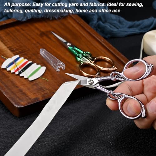 YOUGUOM Small Sewing Scissors, Little Sharp Embroidery Shears - color: Purple