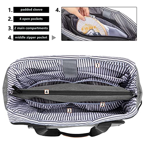 LUXJA Embroidery Project Carrying Bag, Gray - color: Gray