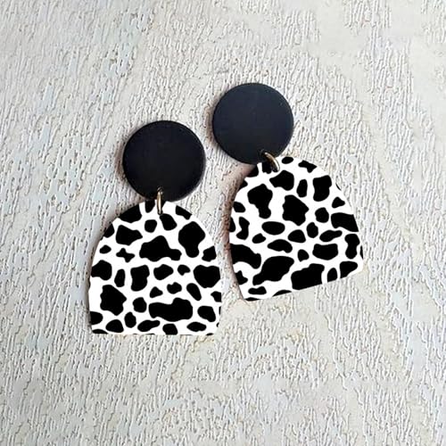 15 Pcs Transfer Paper for Polymer Clay, 3 Design Leopard Cow Abstract Floral Pattern Water-Soluble Clay Transfer Sheets for Crafting Soft Ceramic Earrings Jewelry & Polymer Clay Molds - color: 3 Pattern Sets