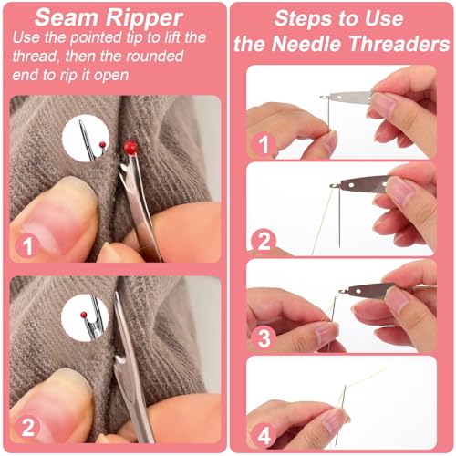 XANGNIER Magnetic Needle Case with Pop-up Design,2 Pcs