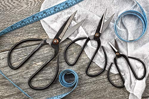 SE Chinese Scissors with Super Sharp Edges Suitable for Embroidery, sewing, Craft, Art Work, and Everyday Usage (8-6-4-Inch Bundle) - size: 8-6-4-Inch Bundle