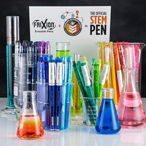 PILOT FriXion Fineliner Erasable Marker Pens, Fine Point 0.5 mm, Pack of 12, Assorted Colors, Erasable Pens - Ideal for School, Journaling, & Office Writing (Pack of 12) - color: Vivid 12, size: 12 Count (Pack of 12)