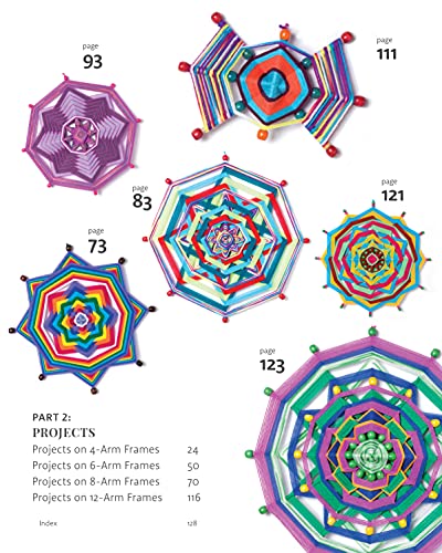 Easy String Mandalas: 54 Colorful Creations for God's Eyes, Dream Catchers, and More (Design Originals) Beginner-Friendly Guide to Weaving Gifts, Crafts, and Home Decor with Affordable Thread or Floss