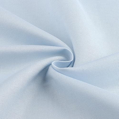 Linen Fabric | Soft, Breathable & Drapable Clothing Fabric | 55% Linen, 45% Viscose | for Dresses, Shirts, Skirts, Needlework, Lining (Dusty Blue, 1 Yard) - color: Dusty Blue, size: 1 yard