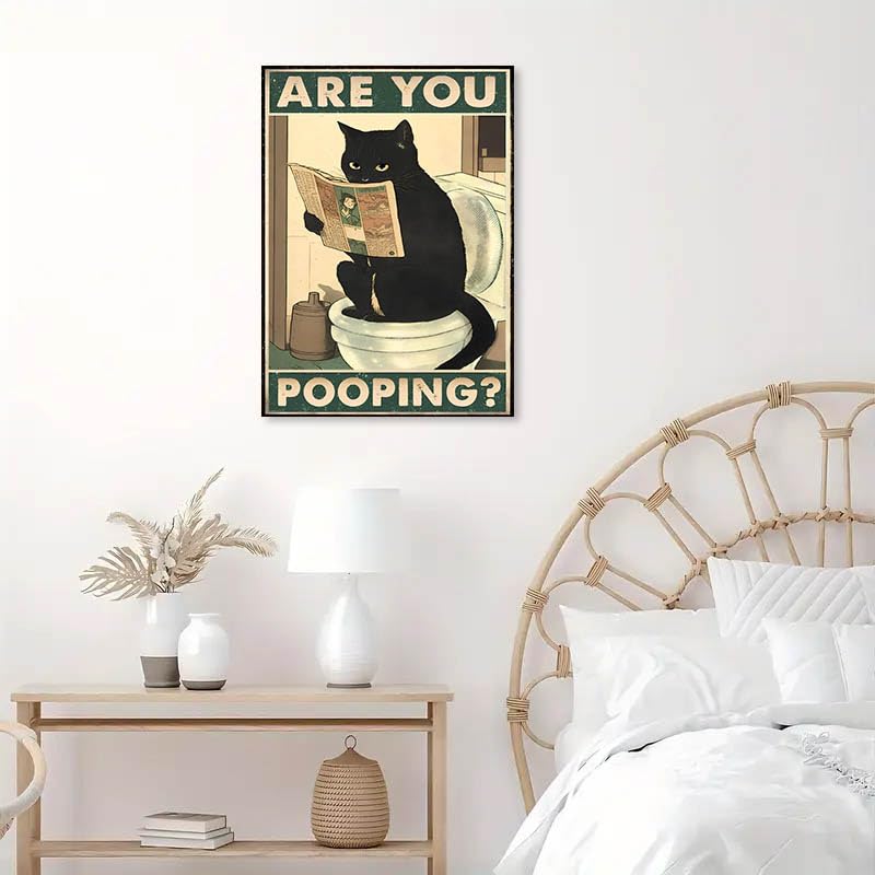 Black Cat Stamped Cross Stitch Kits for Adults - Embroidery Kits for Beginners Adults,11 CT Patterns Dimensions Counted Cross Stitch Kits for Adults Arts Craft 12x16 inch - color: Cross stitch-24