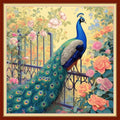Artvxeay Stamped Cross Stitch Kits - Embroidery Kits for Beginners Cross Stitch Kits for Adults 11 CT Printed Patterns Needlepoint Kits - Blue Peafowl 18x18 inch - color: Blue Peafowl 18x18 inch