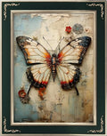 Leczany Cross Stitch Stamped Kit for Beginner - Beautiful Butterfly | DIY Embroidery Starter Patterns Craft Kit Needlepoint for Adults | 11CT, 3 Strands | 13x17.7 inches - color: 11CT Stamped kits,Beautiful Butterfly 13x17.7 inches
