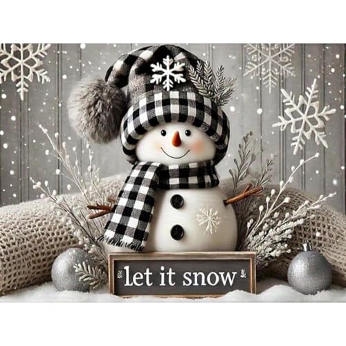 TCDZMYGS Christmas Stamped Cross Stitch Kits for Beginners,12x16in - color: W451-1