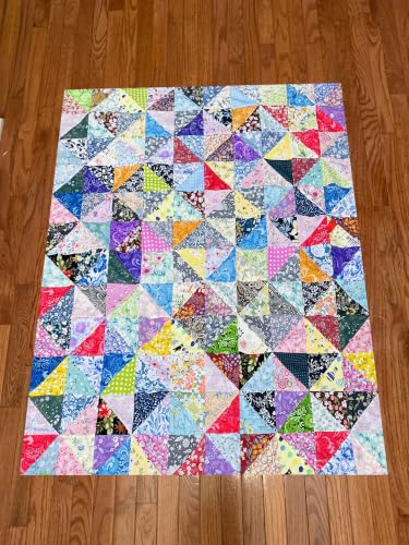 12"x12" 50pcs Cotton Fabric Squares for Sewing Quilting Supplies-Floral - color: Floral, size: 50 PCS 12"x12"