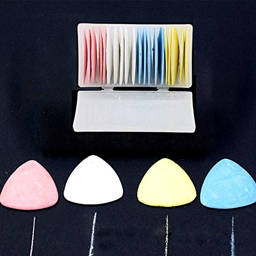 Professional Tailors Chalk Triangle Tailor's Fabric Marker Chalk - Sewing Notions & Accessories?20 Pack - color: Colour