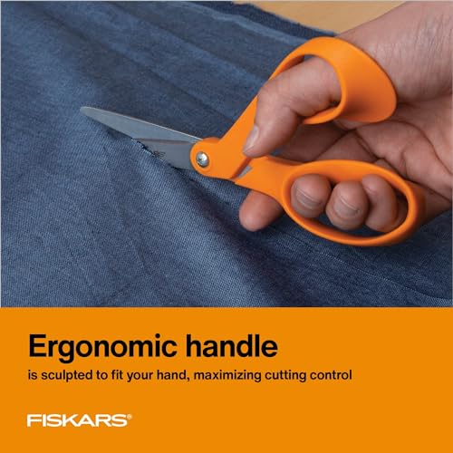 Fiskars 7" Petite Original Orange-Handled Fabric Scissors, Sewing & Crafts - style: Petite Orange-Handled