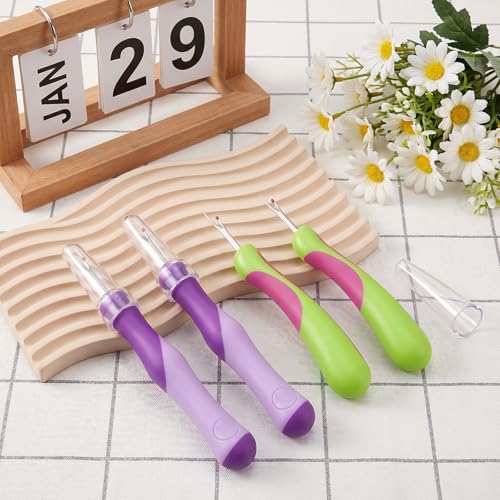 4 PCS Seam Ripper Stitch Remover Tool Embroidery Supplies 2 Sizes
