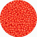 Legefo 4mm Glass Seed Beads Bulk, Orange 6/0 Small Mini Pony Seed Beads, Tiny Round Craft Bead for Bracelet Necklace Wrist Jewelry Making Beading Weaving DIY Crafts Supplies, 1000pcs - color: Orange