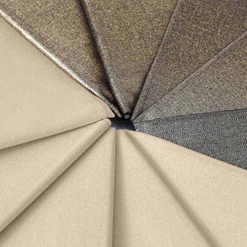 10 Pieces 18 x 21 Inches Cotton Fabric Precut Quilting Fabric Bundles Solid Colors Layer Cakes Quilt Material for DIY Craft Sewing Embroidery (Shimmer Pearl Yellow, Gold Metallic) - color: Shimmer Pearl Yellow, Gold Metallic