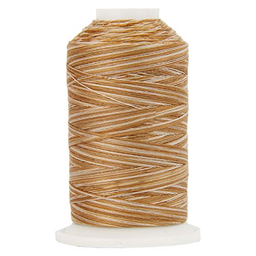 ThreadArt Multicolor Cotton Thread, 600M 40/3, Desert Sands 5542 - color: Desert Sands