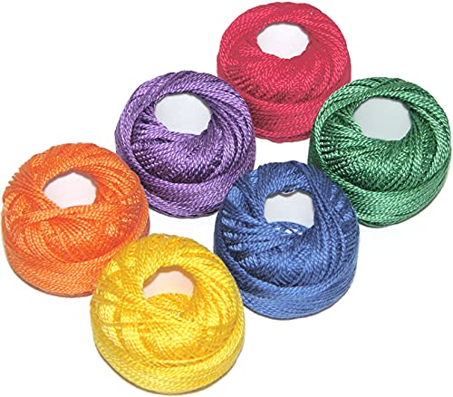 Presencia Pearl Cotton Size 12 Thread Sampler Pack Crayon