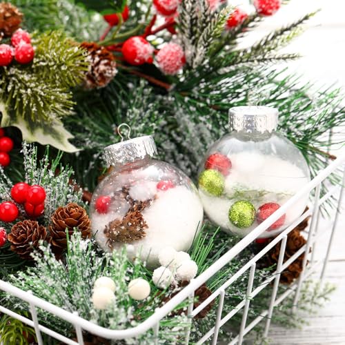 Moxweyeni 100 Pcs Christmas Spring Steel Wire Ornament Hooks Hangers