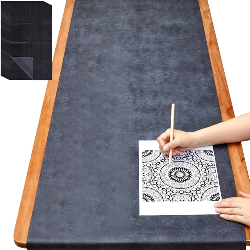Dinifee 5 Sheets Large Carbon Paper for Tracing 20.3 x 78.7 Inch, Black - size: 20.3 x 78.7 Inch