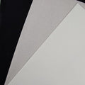 KCS 3 pc of 12" x 18"(30cmx45cm) 16CT Counted Cotton Aida Cloth Cross Stitch Fabric (Antique White+Pearl Grey+Black) - color: Antique White+pearl Grey+black