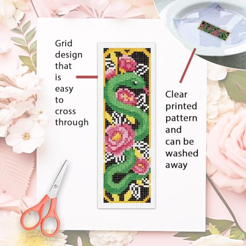 ORIGACH 6 Pack Mythical Dragon & Phoenix Cross Stitch Kit - style: Chinese Mythical Creatures
