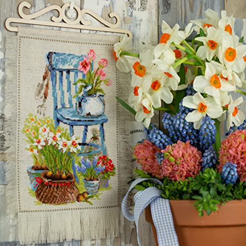 RIOLIS 1656 Cottage Garden. Spring Counted Cross Stitch Kit 7.87 x 11.81 in