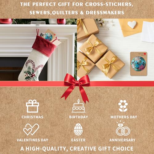 Needle Minder Magnet, Magnetic Needle Minder, Needle Minders Magnetic Cross Stitch Accessories, Magnetic Needle Holder, Life Tree, Butterfly, Cats, Owl, Heart (Lily) - size: Lily